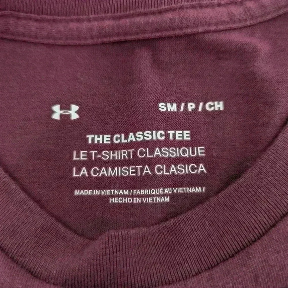 Women's Under Armor Size Small Classic Tee Big Logo Front - Picture 3 of 8